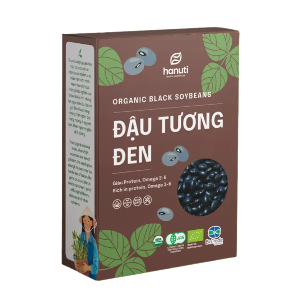 ĐẬU TƯƠNG ĐEN HỮU CƠ KHÔ - HỘP 500G